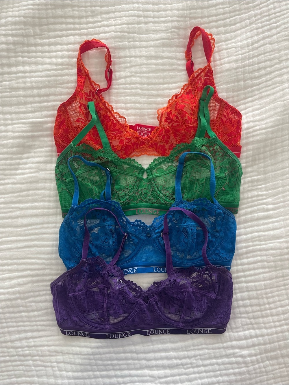 Bundle of 4 Lounge Underwear Balconette Bras